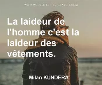 Citation de Milan KUNDERA