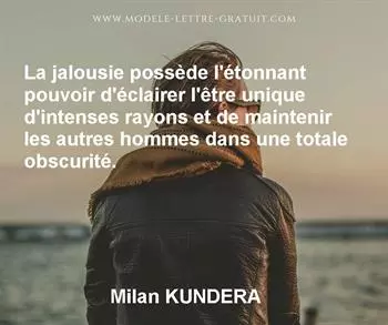 Citation de Milan KUNDERA