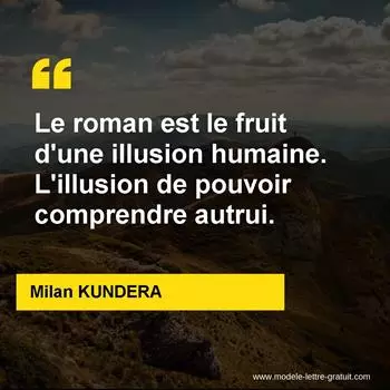 Citation Milan KUNDERA
