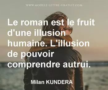 Citation de Milan KUNDERA