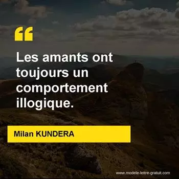 Citation Milan KUNDERA