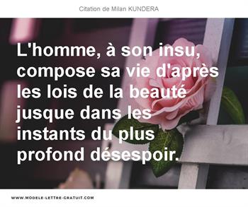 Citations Milan KUNDERA