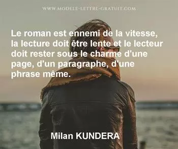 Citation de Milan KUNDERA