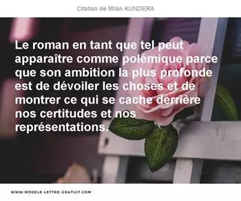 Citations Milan KUNDERA