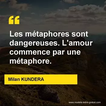 Citation Milan KUNDERA