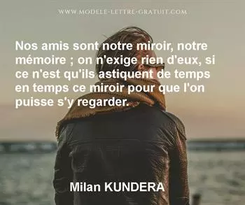 Citation de Milan KUNDERA