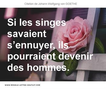 Citations Johann Wolfgang von GOETHE