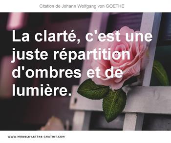 Citations Johann Wolfgang von GOETHE