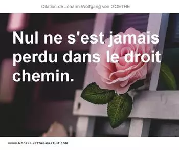 Citations Johann Wolfgang von GOETHE