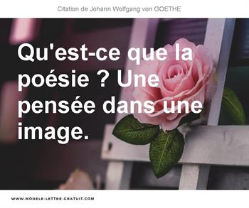 Citations Johann Wolfgang von GOETHE