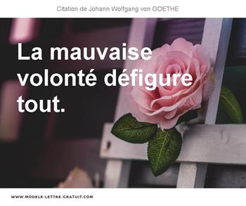 Citations Johann Wolfgang von GOETHE