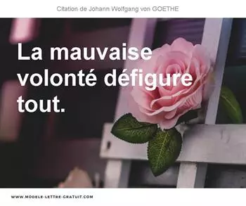 Citations Johann Wolfgang von GOETHE