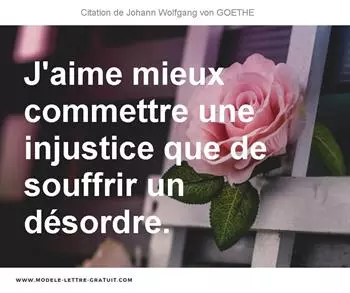 Citations Johann Wolfgang von GOETHE