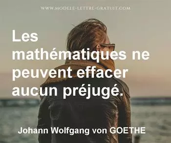Citation de Johann Wolfgang von GOETHE