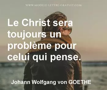 Citation de Johann Wolfgang von GOETHE