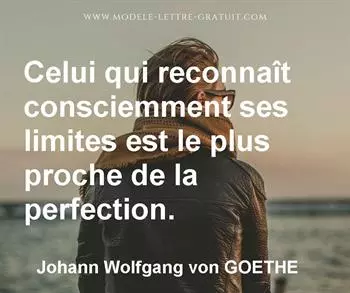 Citation de Johann Wolfgang von GOETHE