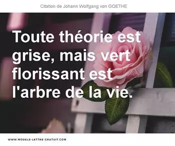 Citations Johann Wolfgang von GOETHE
