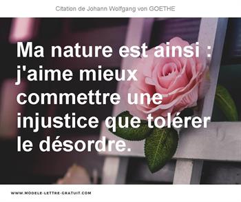Citations Johann Wolfgang von GOETHE