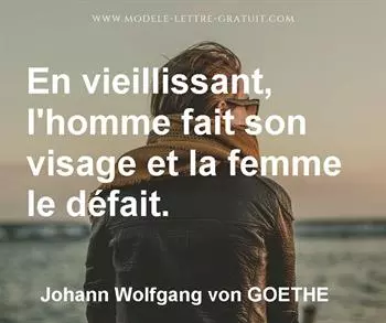 Citation de Johann Wolfgang von GOETHE