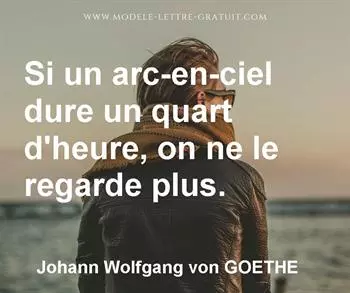 Citation de Johann Wolfgang von GOETHE