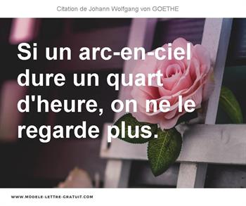 Citations Johann Wolfgang von GOETHE