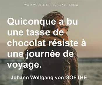 Citation de Johann Wolfgang von GOETHE