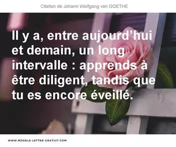 Citations Johann Wolfgang von GOETHE