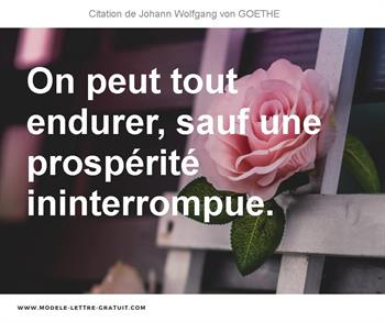 Citations Johann Wolfgang von GOETHE
