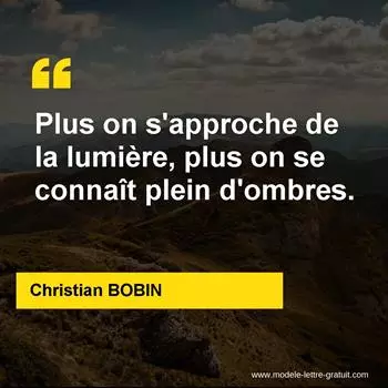 Citation Christian BOBIN
