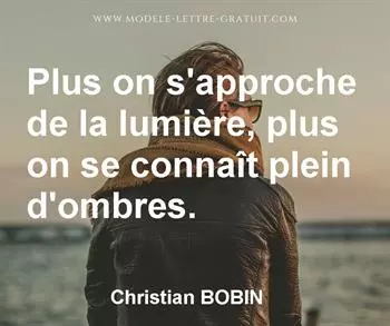 Citation de Christian BOBIN