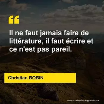 Citation Christian BOBIN