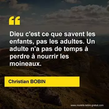 Citation Christian BOBIN