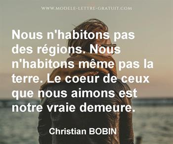 Citation de Christian BOBIN