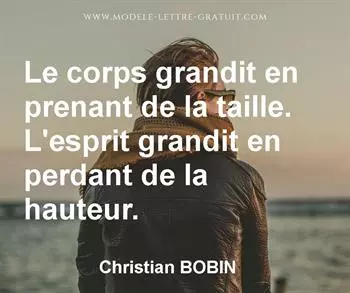 Citation de Christian BOBIN