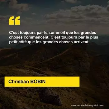 Citation Christian BOBIN