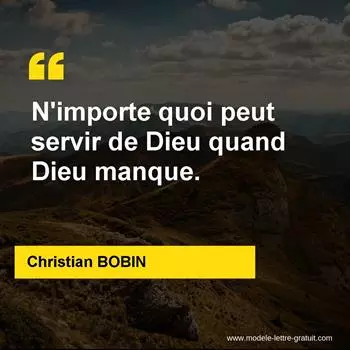 Citation Christian BOBIN