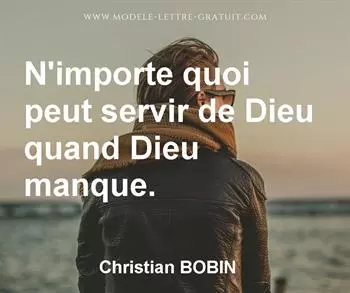Citation de Christian BOBIN