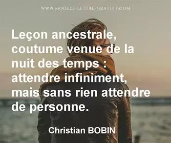 Citation de Christian BOBIN
