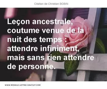 Citations Christian BOBIN