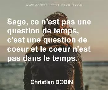 Citation de Christian BOBIN
