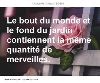 Citations Christian BOBIN