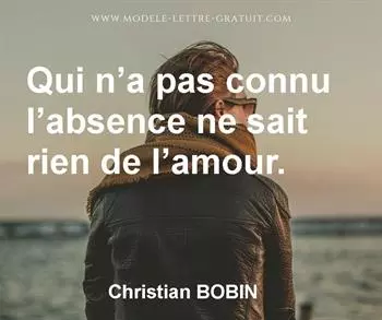 Citation de Christian BOBIN