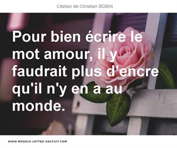 Citations Christian BOBIN