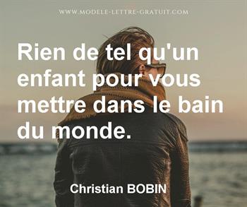 Citation de Christian BOBIN