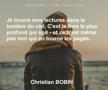 Citation de Christian BOBIN