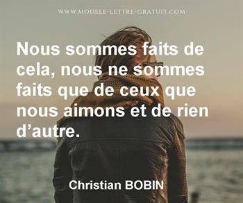 Citation de Christian BOBIN