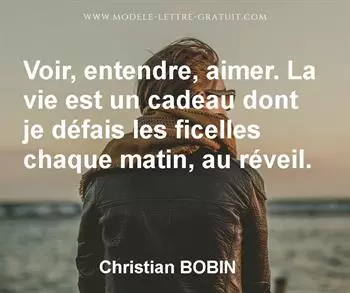 Citation de Christian BOBIN