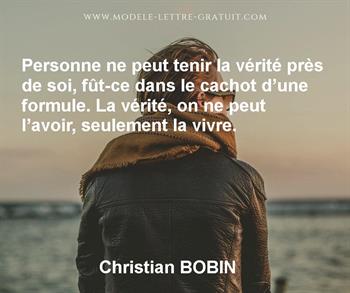 Citation de Christian BOBIN