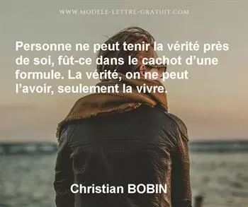 Citation de Christian BOBIN