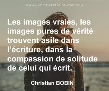 Citation de Christian BOBIN